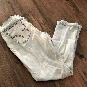 Grey 524 Levi Skinny Jeans